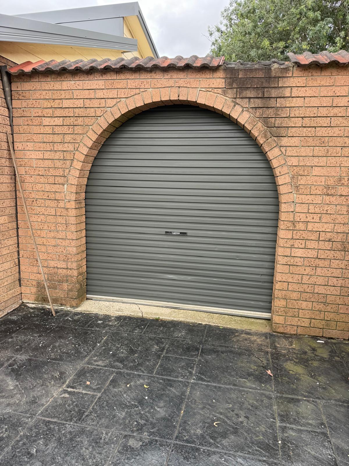 Surface after pressure cleaning